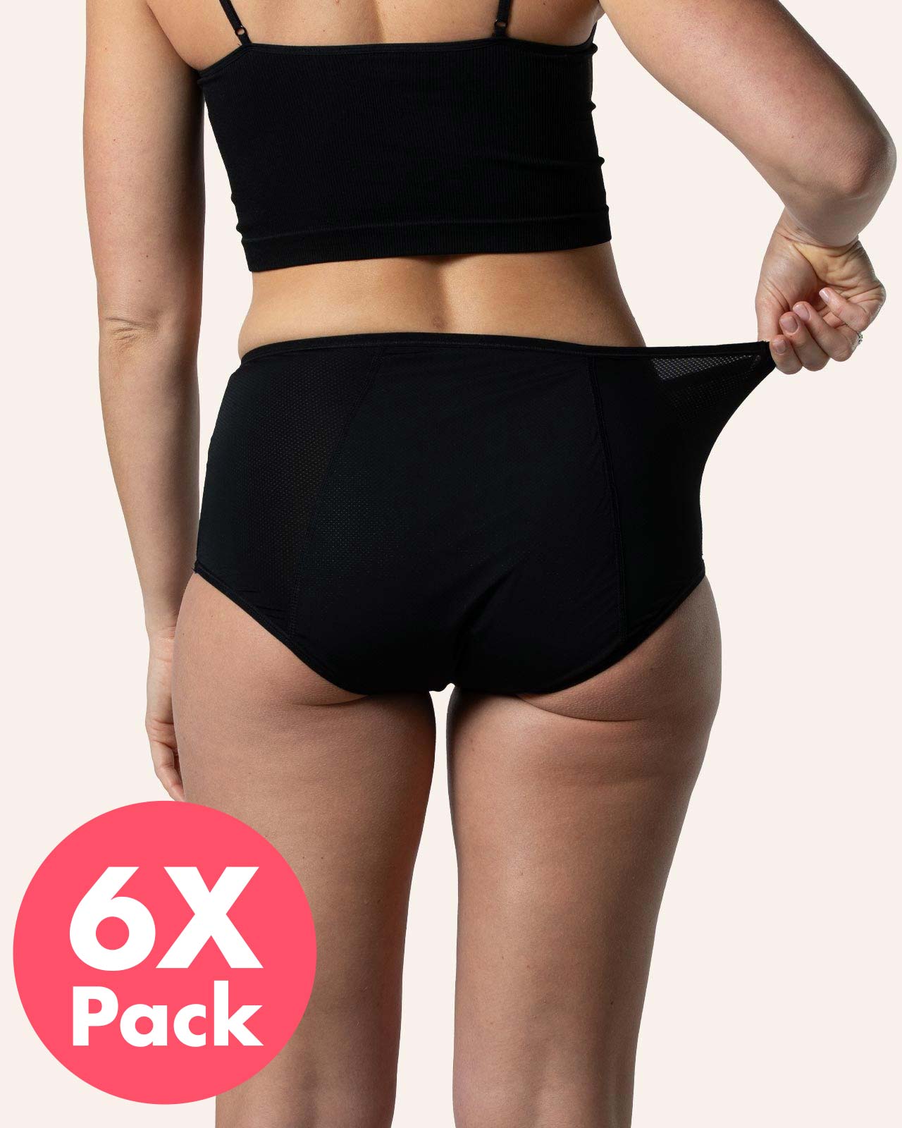 MaxProof High Waist Classic (x6 pack) (BLKFRI)